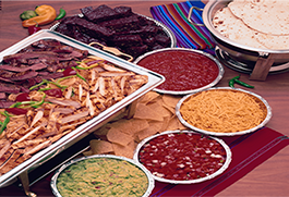 Catering platters from El Chico