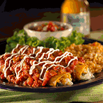 Burrito dish from El Chico